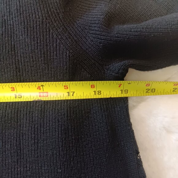 Layered Lace Back Sweater/Collared Blouse Size PM - Picture 11 of 13